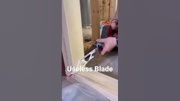 Useless Milwaukee sawzall blade. #diy #showerwalls #diyshower #tools