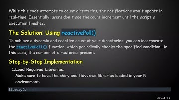 Monitoring Directory Changes: A Reactive Solution with Shiny