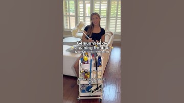 ✨THE BEST WEEKLY CLEANING ROUTINE✨#cleaningtips #cleaning