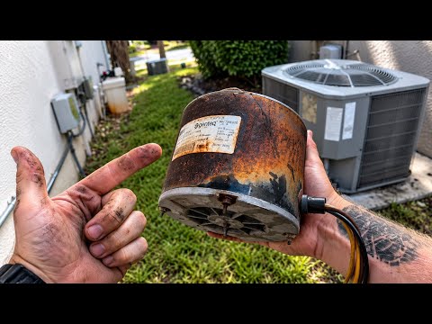 This Carrier AC Was SCREAMING for Help | Condenser fan motor swap