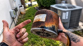 This Carrier AC Was SCREAMING for Help | Condenser fan motor swap