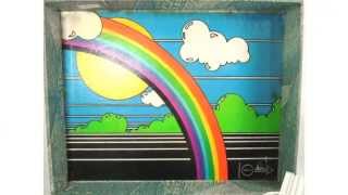 Retro Vintage IMPERIAL USA #100 DENIM RAINBOW Phonograph TURNTABLE RECORD PLAYER for sale on EBAY