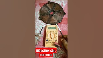 || INDUCTION COIL || CHECKING USING MULTIMETER || 2023 || How To Check Coil ||#induction #shorts