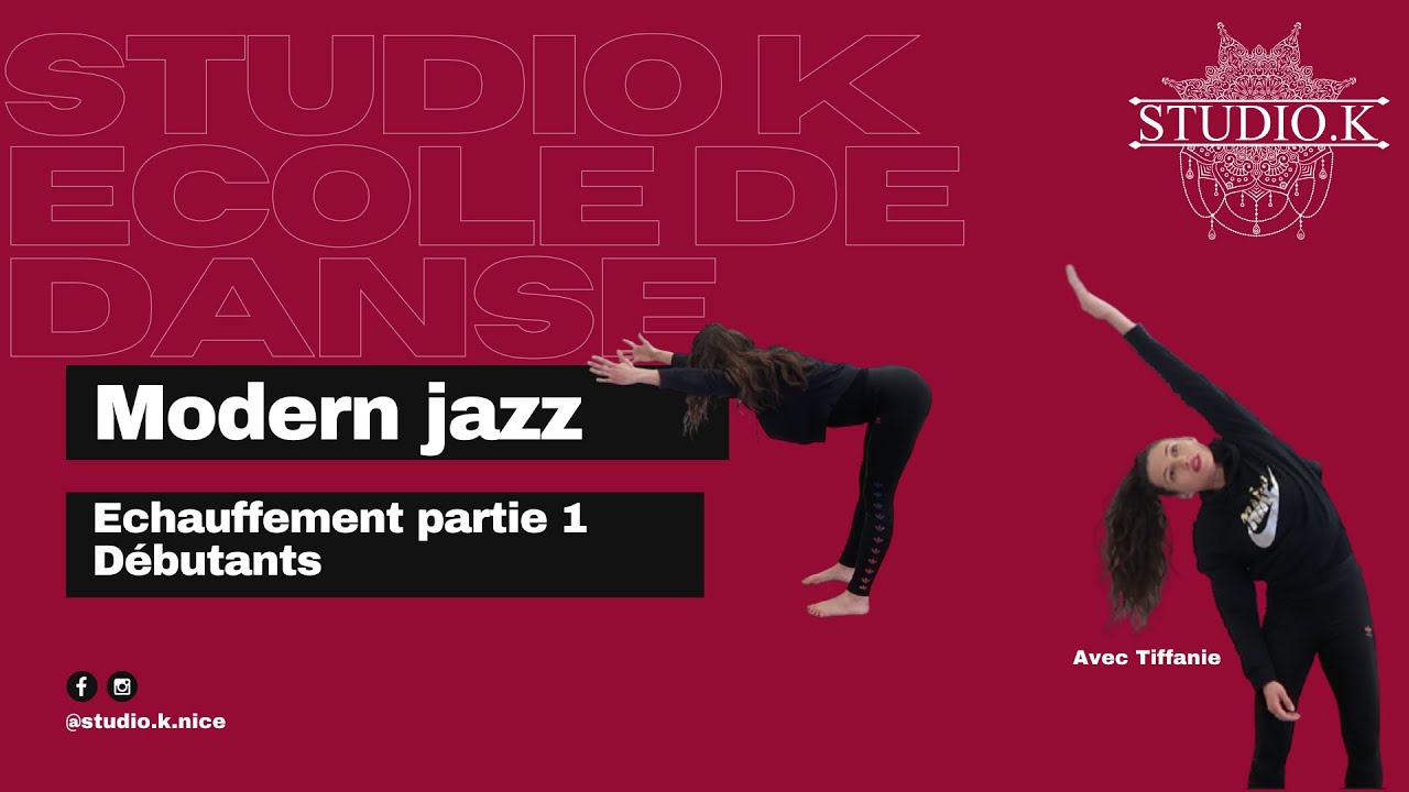 Cours de modern jazz débutant 1 Tuto d'échauffement de modern jazz