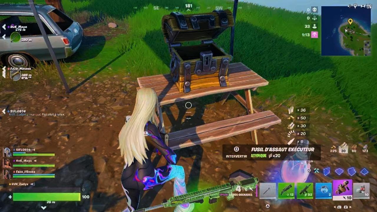 Retoure des vidéo fortnite sur la chaine