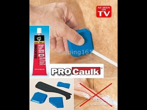 Homax Caulk tool demonstration.(Homax 5860-06) 