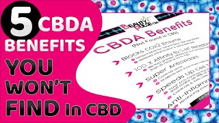 Cbda Vs Cbd - 5 Benefits Of Cbda You Wont Find In Cbd - Why Cbda Skin Care? Beauty Pulse Products