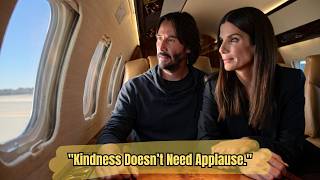A Flight Attendant Tried to Remove Keanu Reeves — Then Sandra Revealed the Jet Belonged to Her Guide