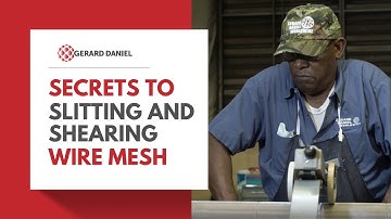 Secrets behind Slitting and Shearing Wire Mesh and Wire Cloth | Gerard Daniel