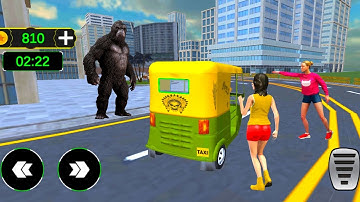 Indian Auto Rickshaw Traffic Racer - City Tuk Tuk Auto Rickshaw Game - Android Gameplay #3