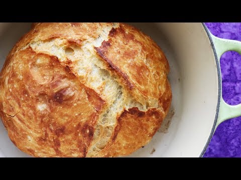 No Knead Bread [Video and Recipe]