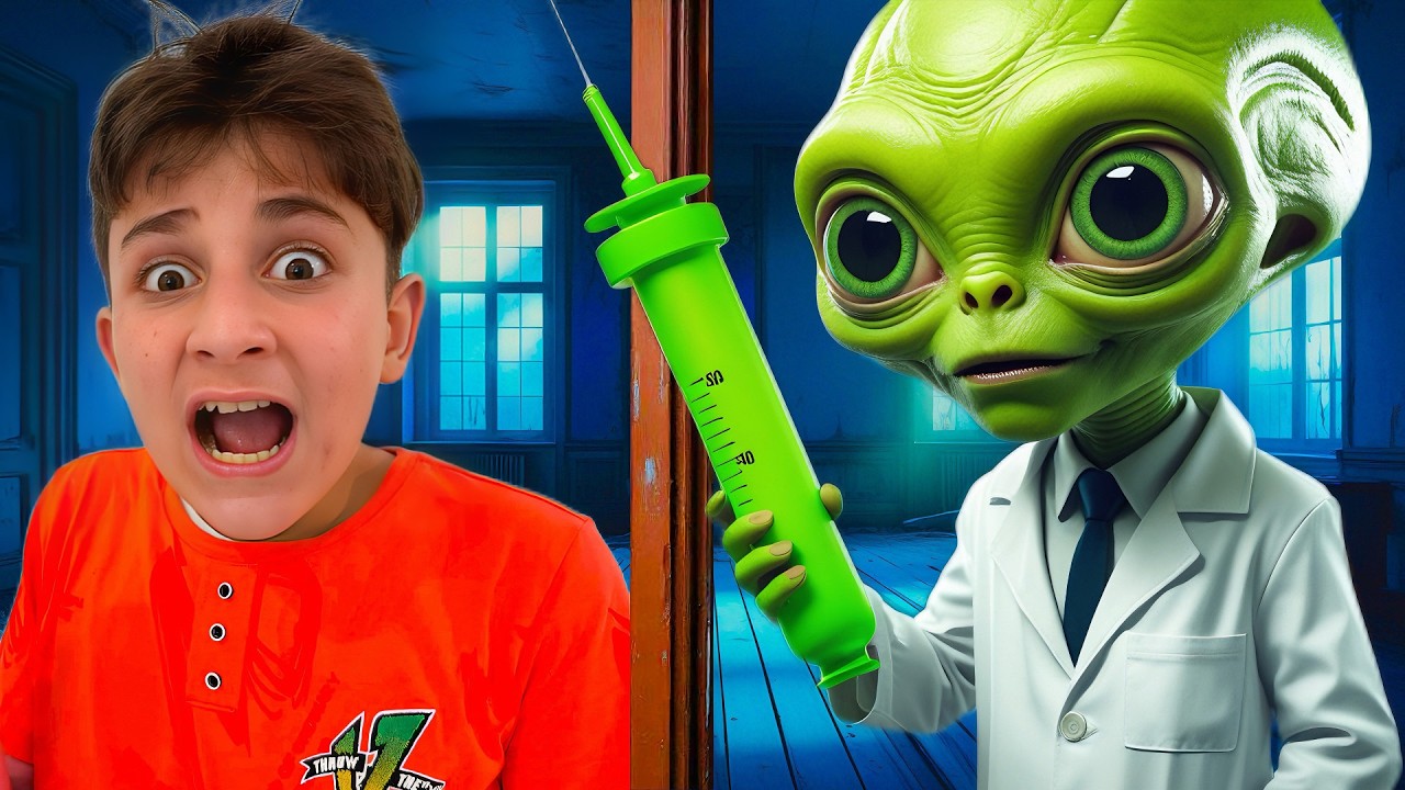 فضائي خطف عبودة و حقنه إبرة مرعبة 😱#بشورة_هوم