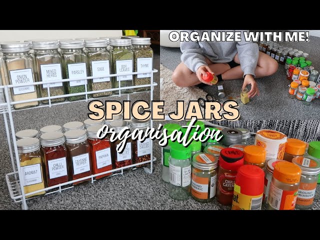 3 Easy Steps to Clean & Organize Spice Jars - Maids By Trade