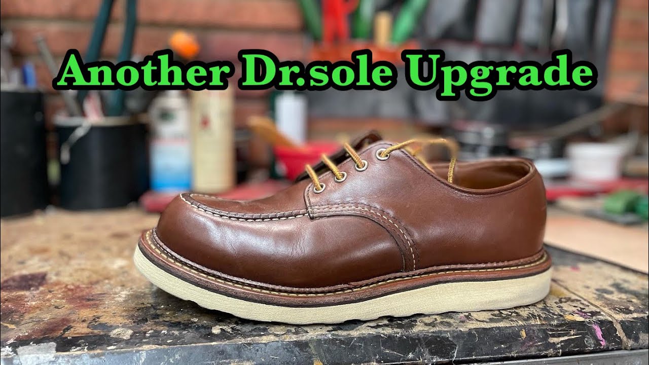 ASMR Clean & restore Redwing  oxford red color  VeTiVeR   YouTube