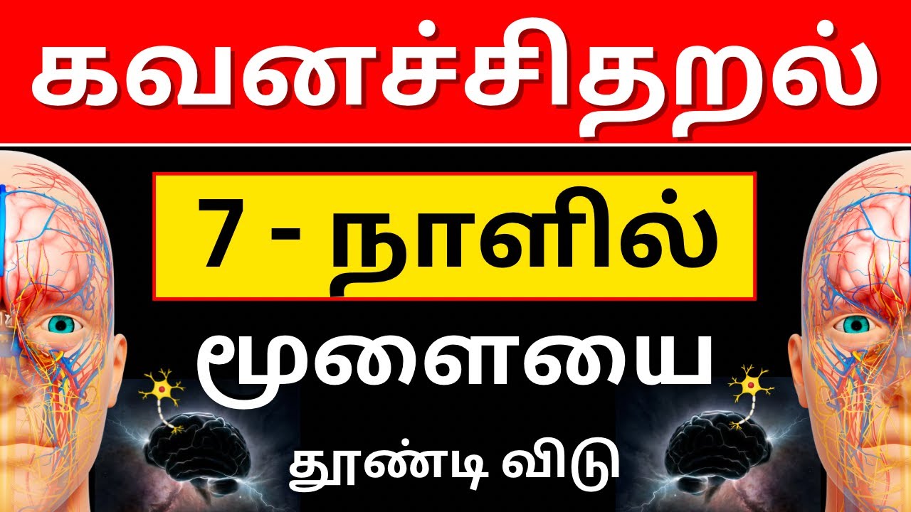 🧠 ‘மழுங்கிய மூளையை 7 - நாளில் சரி செய்’ / How to be FOCUSED IN ANYTHING?