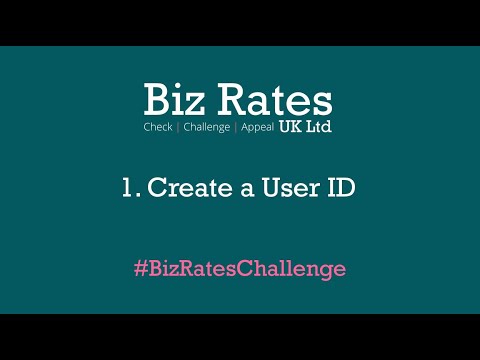 Part 1. Check your Business Rates - Create a User ID on Government Gateway