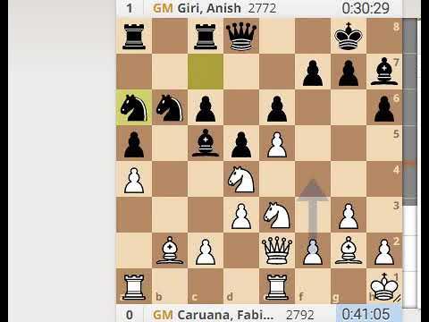 Fabiano Caruana's blunder against Anish Giri in Tata Steel 2022 :  r/LivestreamFail