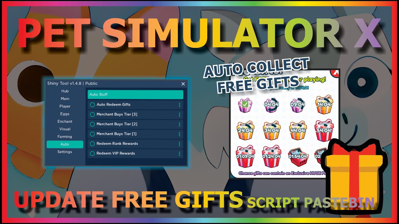 PET SIMULATOR X Script Mobile AUTO FARM UPDATE FREE GIFTS