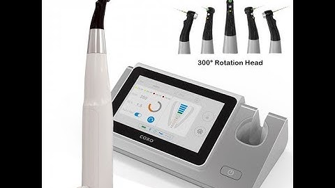 How to USE COXO C SMART I Pilot Dental Endo Motor with Apex Locator Endodontic #dentist #dentistry