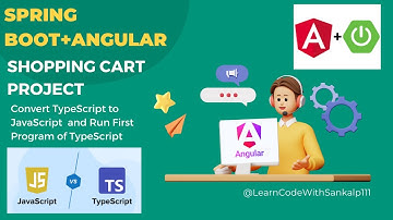 Angular and Java Spring Boot E-Commerce Website - Part 2 (Creating our first TypeScript application)