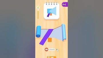 Color Roll 3D - megaphone fold #shorts #colorroll3d #gaming #nicdzigaming  #gameplay