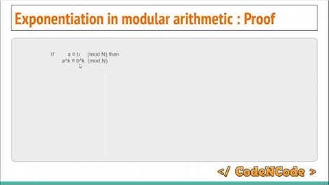 L10 : Modular Arithmetic Part 2 | Number Theory | Code official