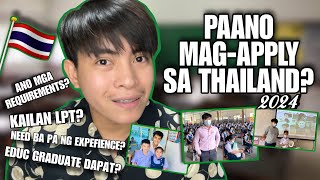 PAANO MAG-APPLY SA THAILAND? | DIRECT HIRED OR AGENCY? REQUIREMENTS &amp; PROCESS | FILIPINO IN THAILAND