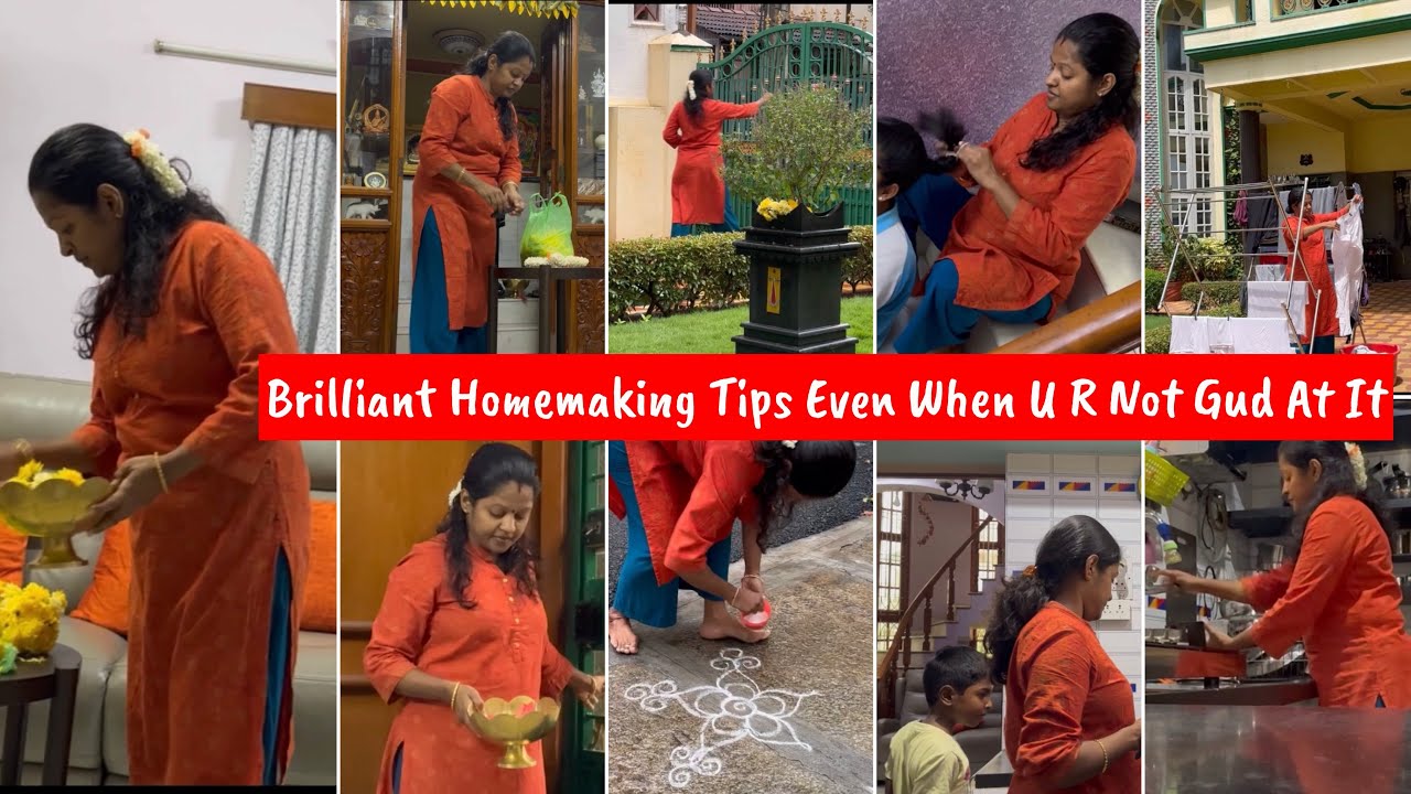 How to Start A Homemaking Schedule /Follow this/ Instant Dosa/white kurma 3:45 AM - 6:00 PM vlog