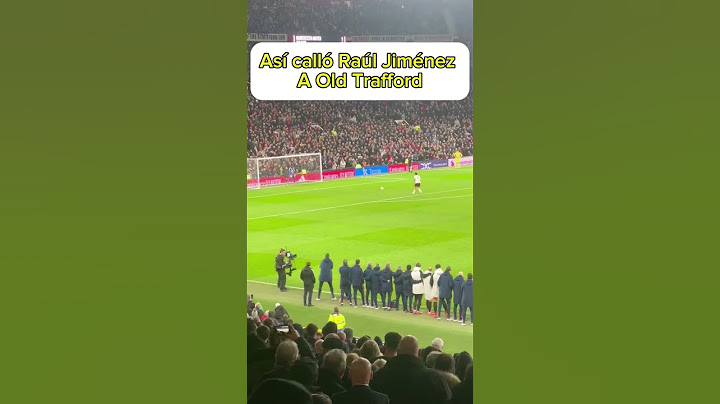 Raúl Jiménez calla a Old Trafford #raúljiménez #fulham #manchesterunited #oldtrafford #facup