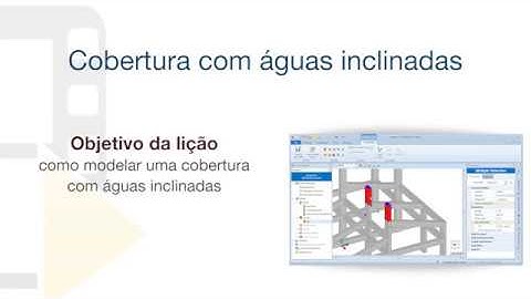 Vídeo Tutorial de EdiLus - Cobertura com águas inclinadas - ACCA software