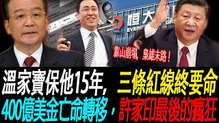 [突发新闻]“我们的钱去哪了？”购房者怒吼录音曝光！许家印被抓致命原因揭秘, 足球投名状换习近平认可... 外界长期认为其拥有强大资源背景、三条红线政策要他命、转移资产400亿美金失败｜江峰独家解密