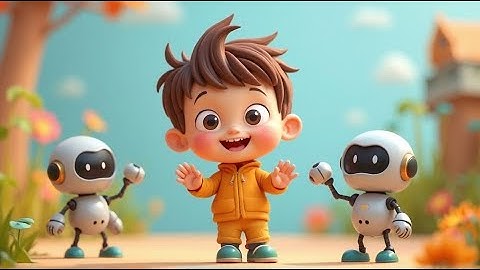 Five Little Robots — Beep Beep Count Along! | Fun Counting Song for Kids | Robot Adventure Rhyme