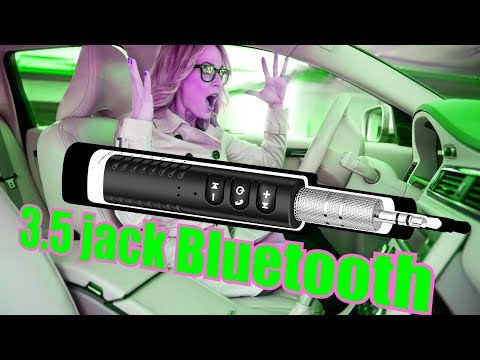 Видео: 3.5 jack Bluetooth передатчик (джек 3.5 блютуз) обзор, тест. Беспроводной mp3 для авто и наушников