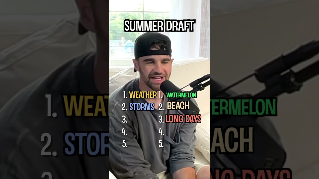 Drafting the Best Things About Summer