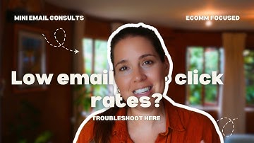 My email click-rates are low! 🚨Help?