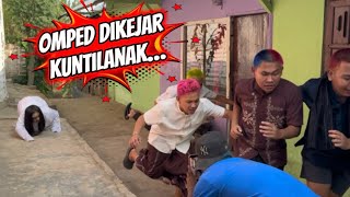 Omped chased by a kuntilanak (behind the scenes of Omped visual)