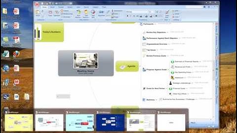 MindManager 8 for Windows- Taskbar Thumbnails / Live Preview Video