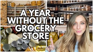 A Year Without The Grocery Store | Prepping for Rising Food Cost & Shortages!