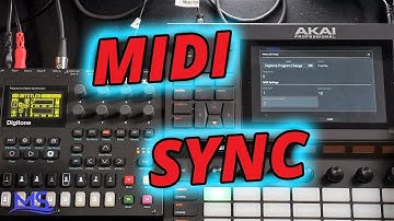 Akai Force Midi Sync Out To Elektron Digitone