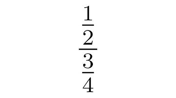 Simplifying Complex Fractions || Example with (1/2)/(3/4)