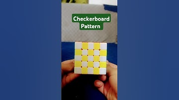 checker Board pattern on 5X5 Rubik
