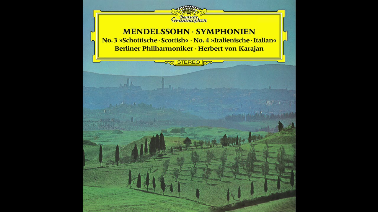 Mendelssohn Symphony No 4 / Karajan, Berliner Philharmoniker