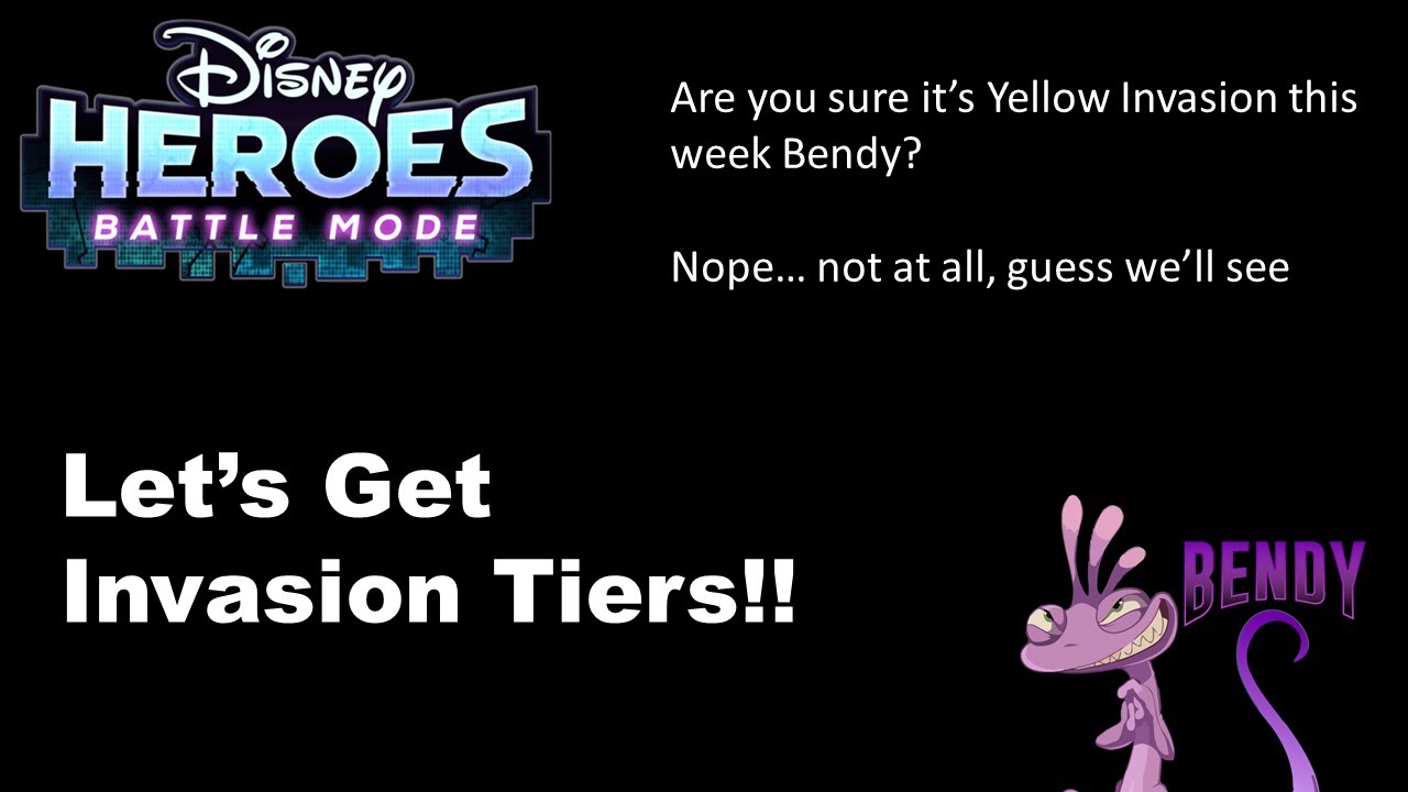 Invasion Tuesday! Yellow Invasion I think? | Disney Heroes: Battle Mode