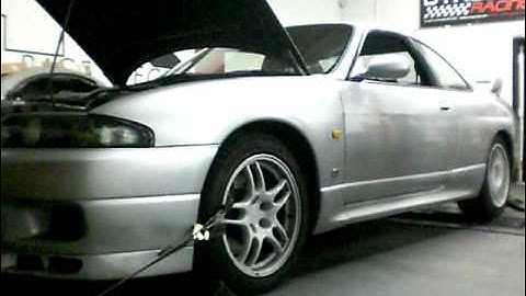 Skyline R33 GTR Dyno Basic Bolt Ons at Stock Boost