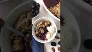 Gluten Free Blackberry Cobbler foodshorts glutenfree  recipe recipeshorts dessertrecipe