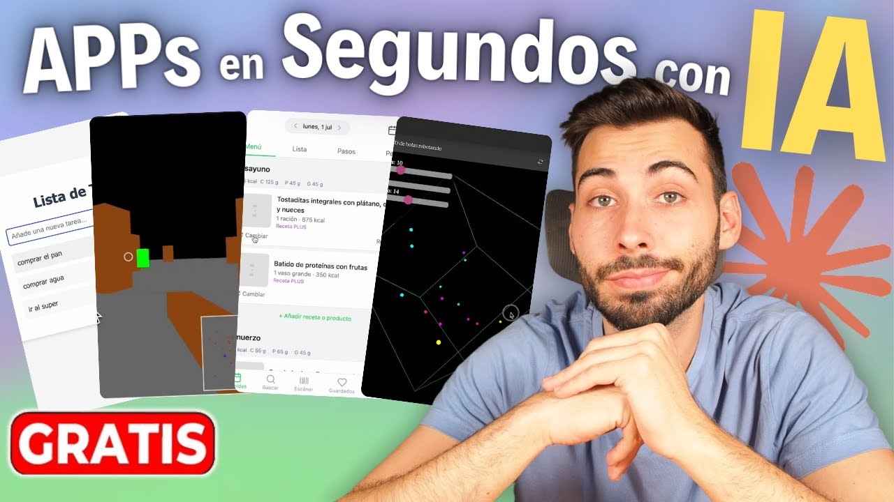 Creo 8 APPs en Minutos por IA… Tutorial FÁCIL paso a paso con Claude ...