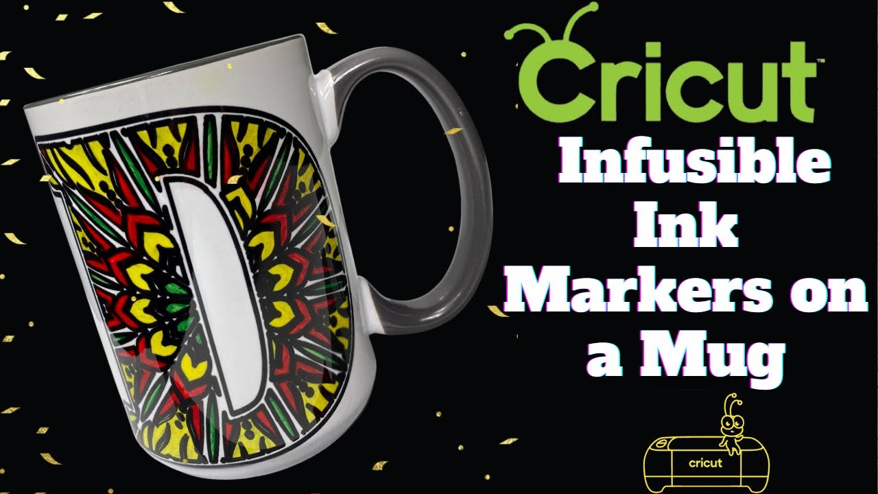 How to Make Coloring Page Mugs with Cricut Infusible Ink Pens