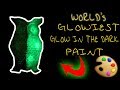 Testing out the WORLD'S GLOWIEST GLOW-IN-THE-DARK PAINT!