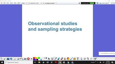 1.3 Observational Studies and Sampling