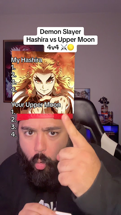 Hashira DESTROY Upper Moons?! 😱🔥 Demon Slayer 4v4 Battle! #anime #demonslayer #shorts